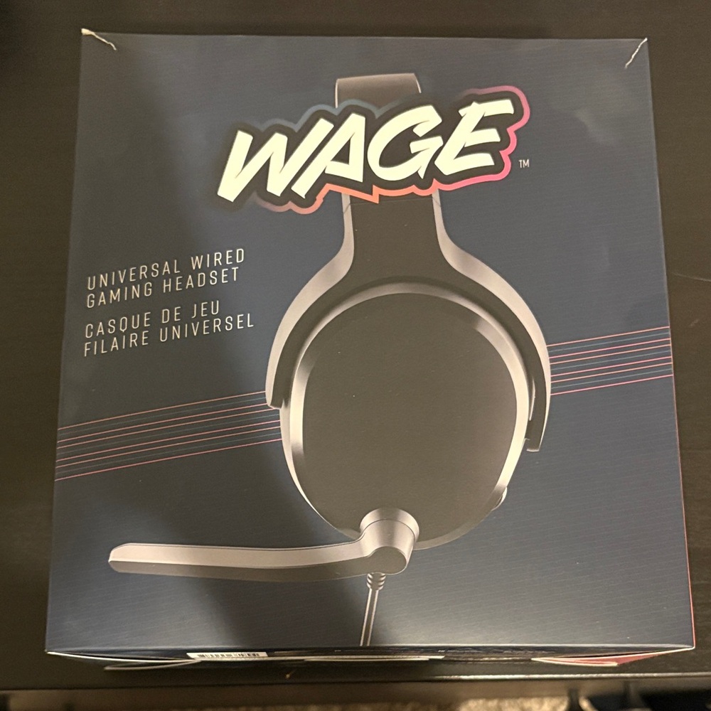 WAGE universal wired gaming headset